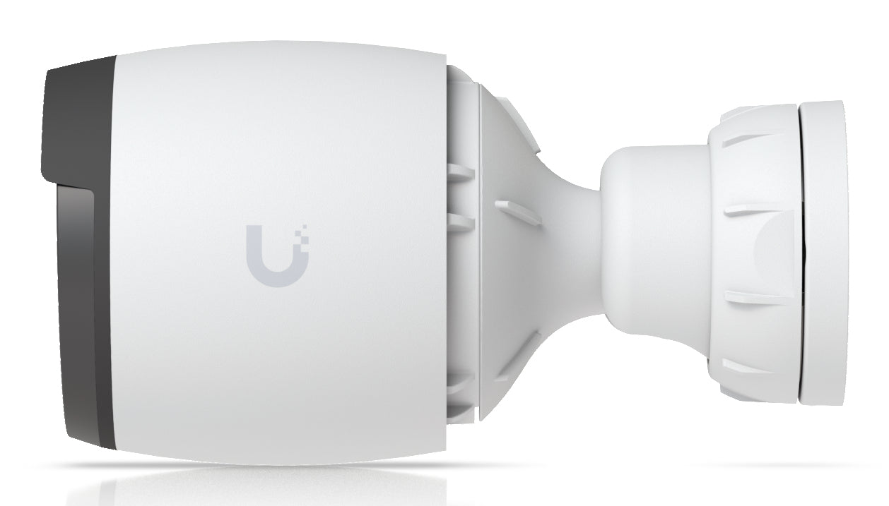 Ubiquiti UVC-G6-Bullet-W All-weather 4K PoE camera with a 1/1.8" 8MP image sensor, Multi-TOPs AI Engine, and long-range IR night vision "UVC-G6-BULLET-W"