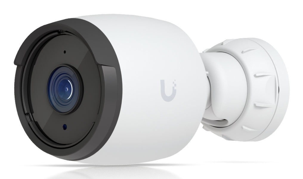 Ubiquiti UVC-G6-Bullet-W All-weather 4K PoE camera with a 1/1.8" 8MP image sensor, Multi-TOPs AI Engine, and long-range IR night vision "UVC-G6-BULLET-W"