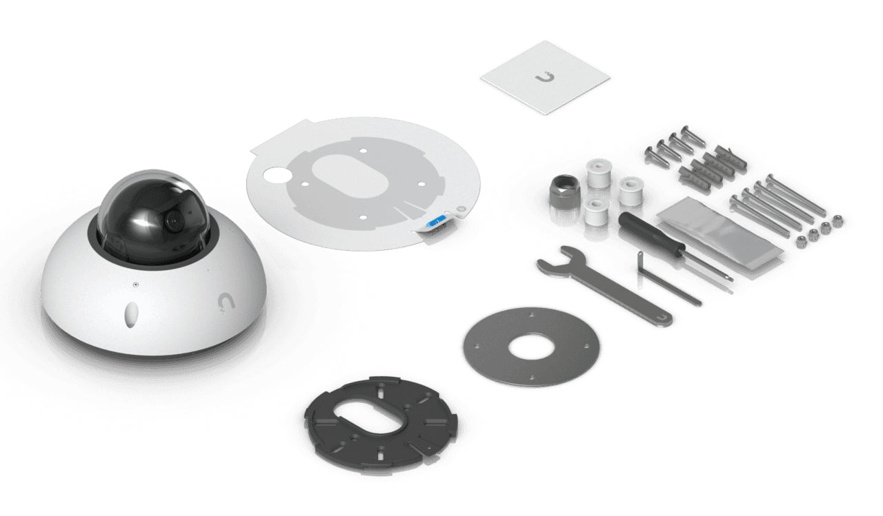 UBIQUITI UniFi Enterprise G6 Dome, 4K PoE camera "UVC-G6-DOME-W" (timbru verde 0.8 lei)