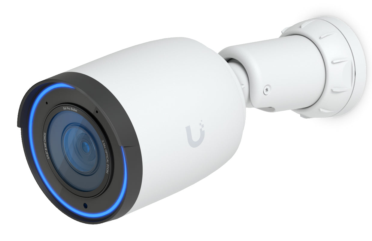 NET CAMERA 4K/UVC-G6-PRO-BULLET-W UBIQUITI "UVC-G6-PRO-BULLET-W" (timbru verde 0.8 lei)
