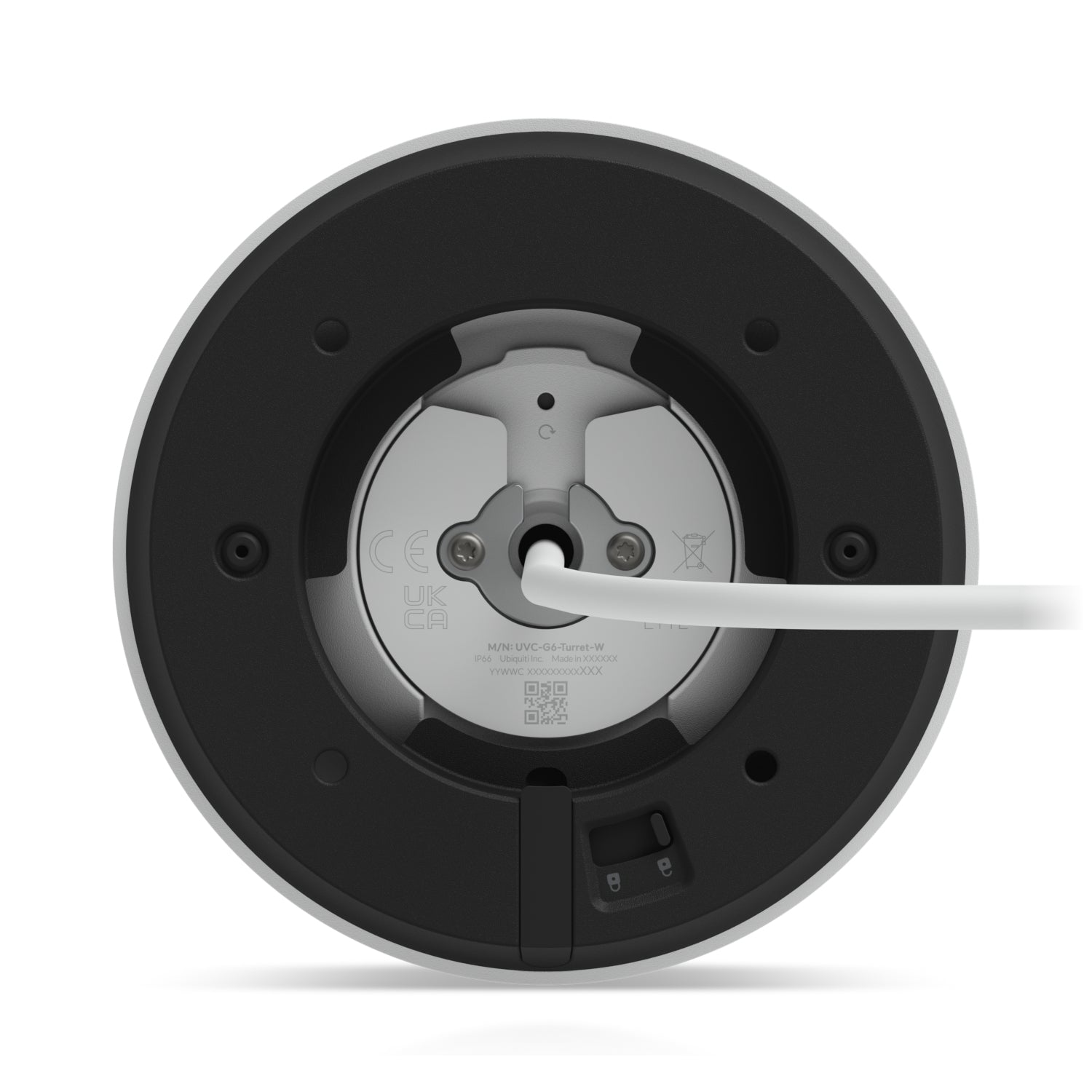 UBIQUITI UniFi G6 Turret, 4K PoE Camera "UVC-G6-TURRET-W"