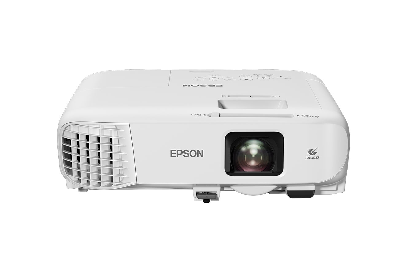 Proiector Epson EB-992F, 3LCD, 4000 lumeni, FHD 1920*1080, 16:9, USB 2.0,USB 2.0 Type B, RS-232C,2* VGA,2* HDMI, Mic, boxa 16W, cablu HDMI 1.8 m inclus alb "V11H988040"