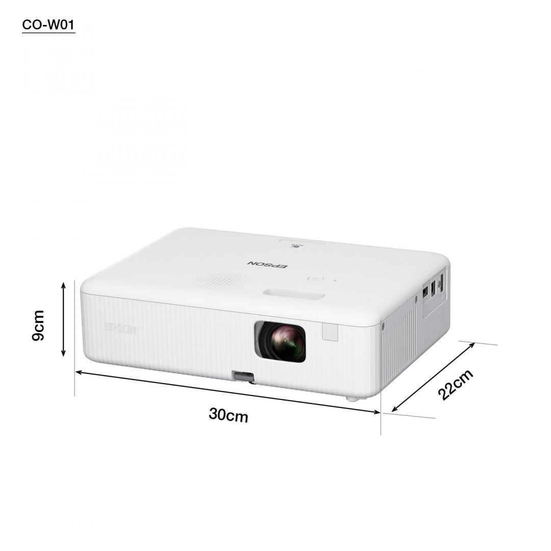 EPSON CO-W01 Projector 3LCD WXGA 3000lm "V11HA86040" , (RAPO)