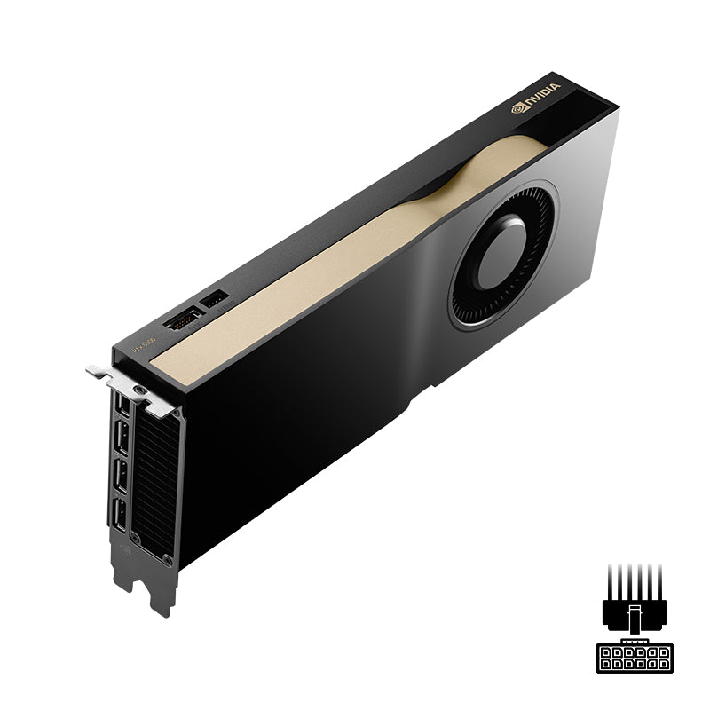 Graphics card PNY NVIDIA RTX 5000 Ada Generation, 32 GB GDDR6 ECC 256-bit, PCIe 4.0 x16, Dual Slot, 4x DP 1.4a, ATX - ATX bracket, 1x 16-pin power supply cable, small box 