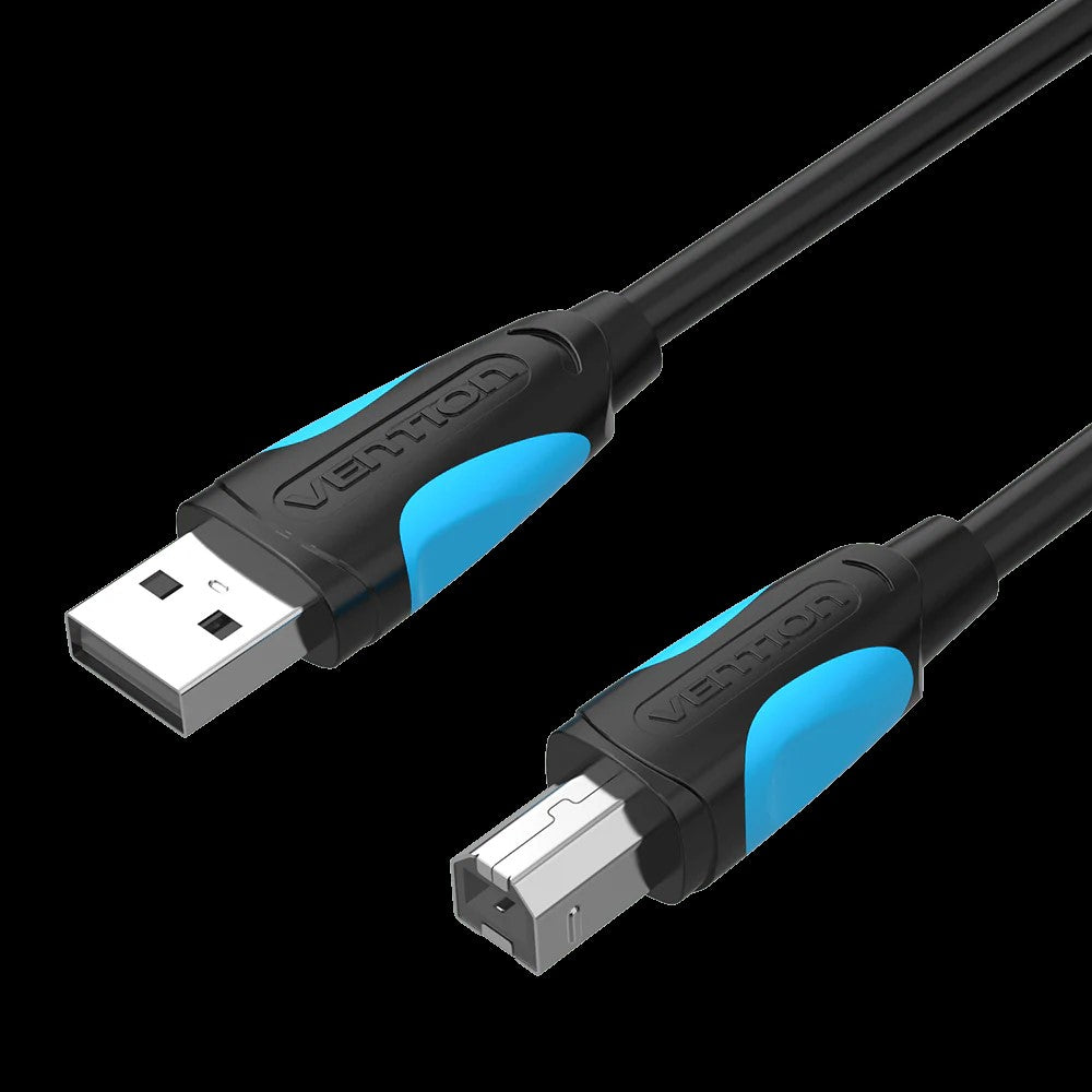 Cablu USB pt. imprimanta Vention, USB B (T) la USB A (T), 8m, 480 Mbps, PVC, negru, 