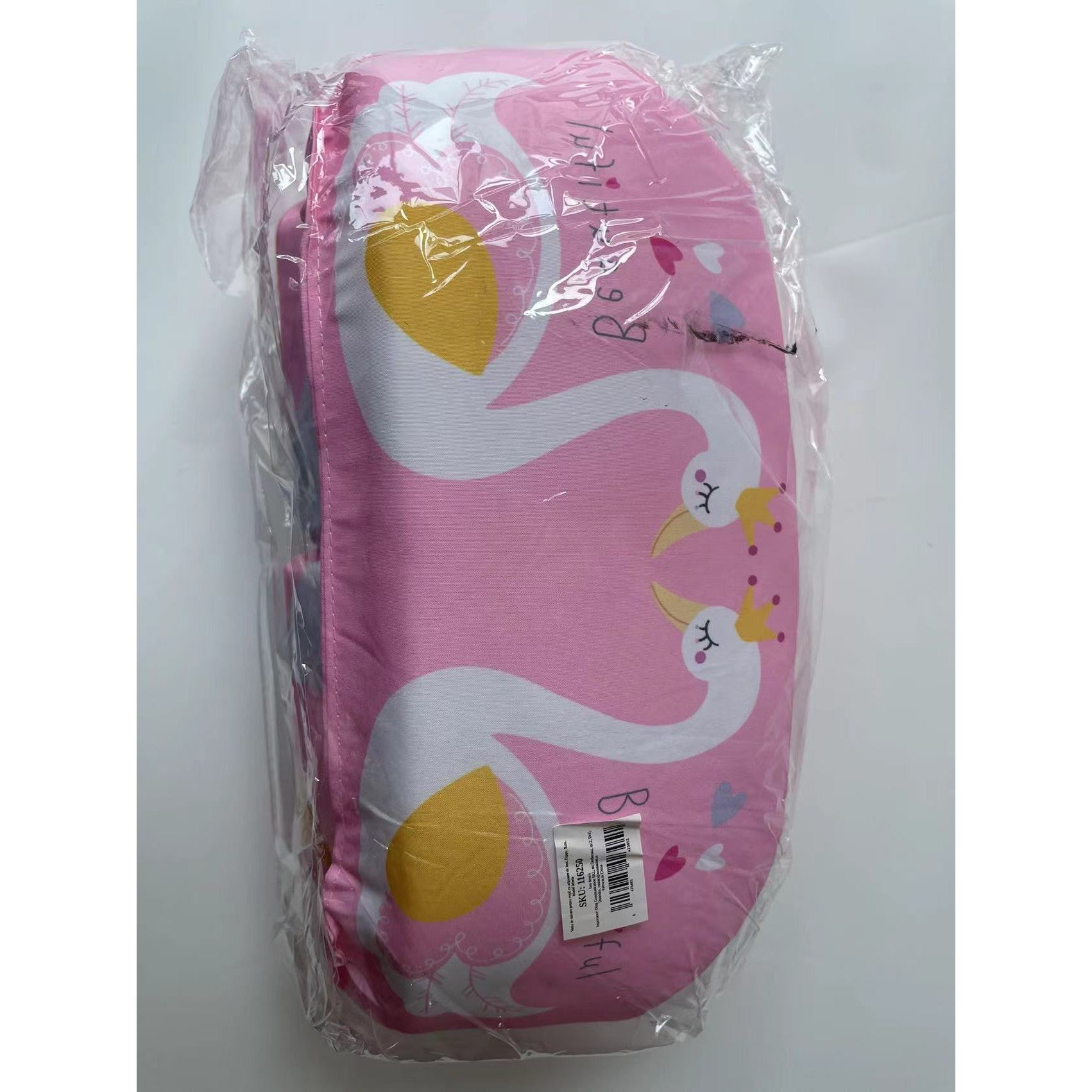 Vesta de salvare pentru copii cu aripioare de inot, Roz, Model lebede