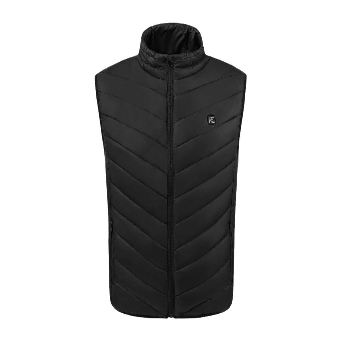 Vesta Inteligenta Incalzita, Flippy, Unisex, 2 Zone de Incalzire, Umplutura Bumbac, 3 Trepte de Temperatura, Incarcare USB, Negru, 58 - 65 kg, Marime XL