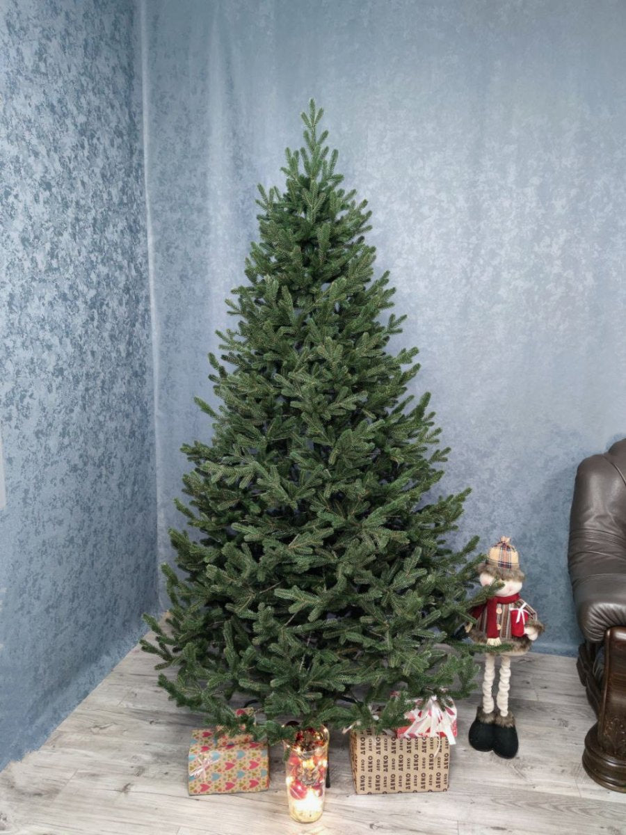 Brad artificial Christmas Deluxe by Sersimo, Viena verde, 3D, 230cm
