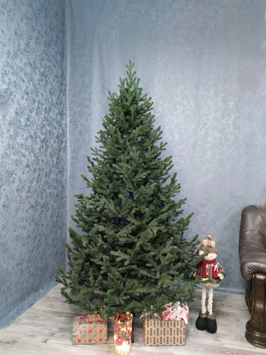 Brad artificial Christmas Deluxe by Sersimo, Viena verde, 3D, 180cm