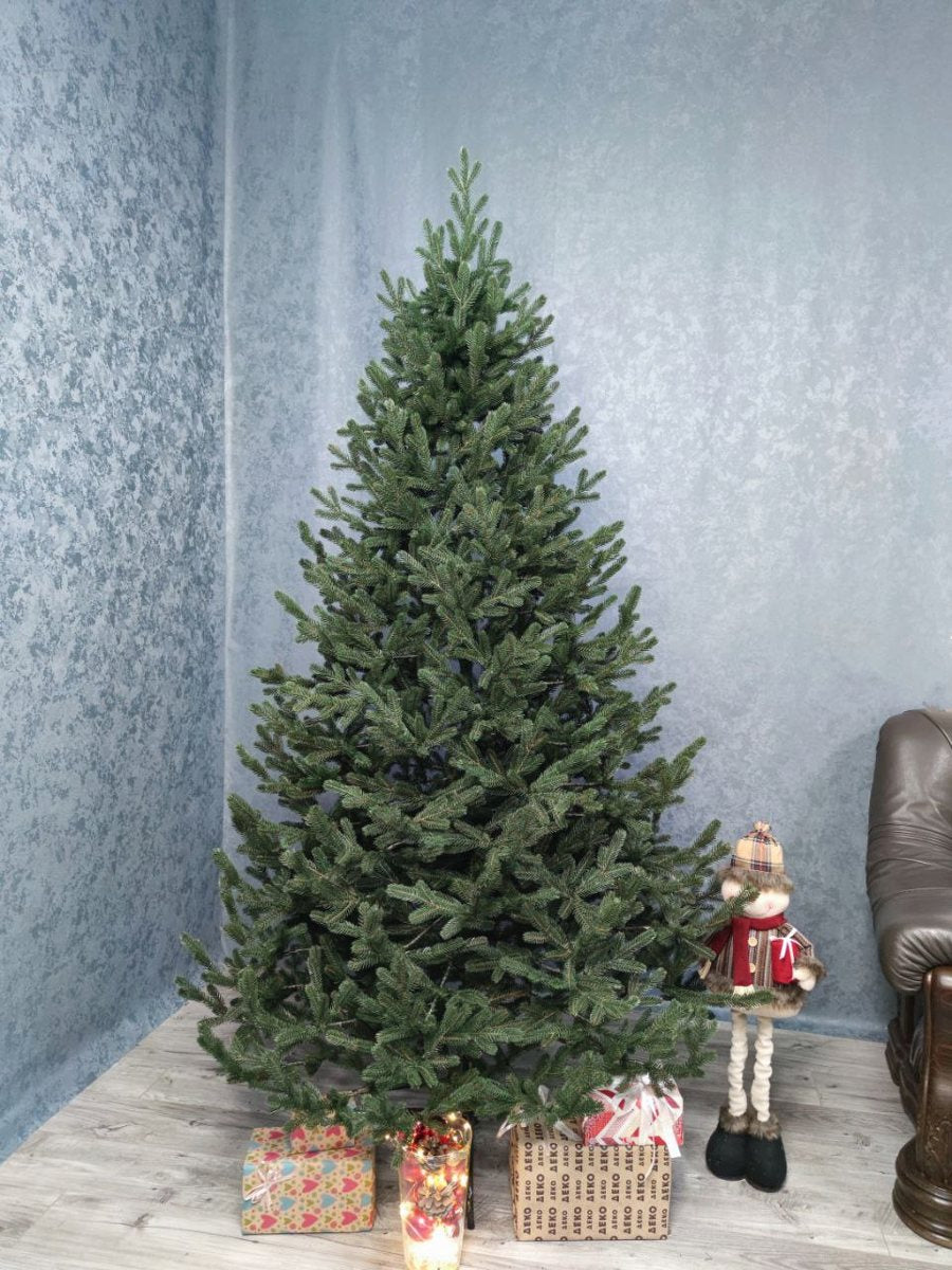 Brad artificial Christmas Deluxe by Sersimo, Viena verde, 3D, 210cm
