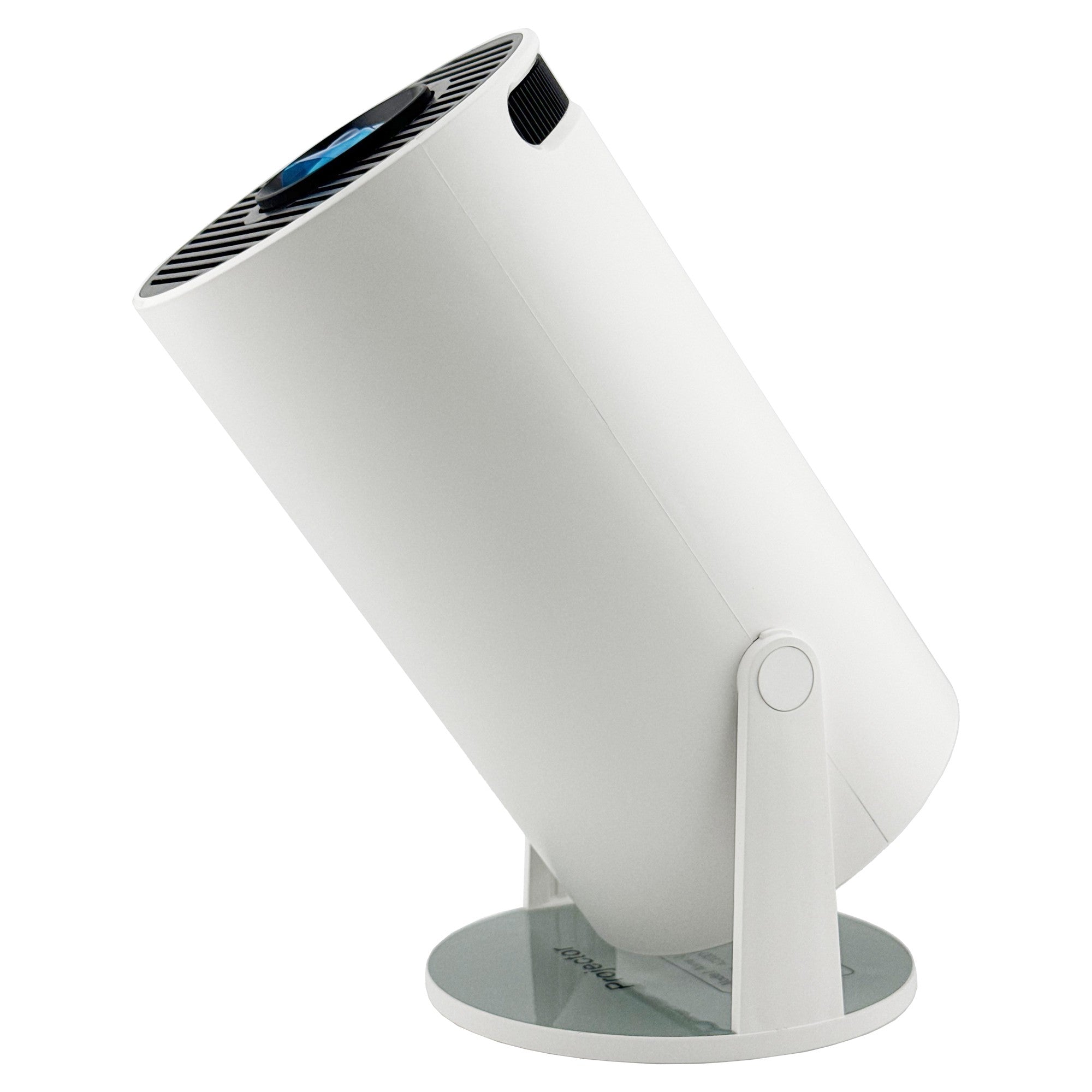 Video Proiector Portabil cilindric HY300, Inteligent, HD 1280×720, Wireless, Compatibil cu Android/iOS, AC, 19 x 11 x 9 cm, Alb