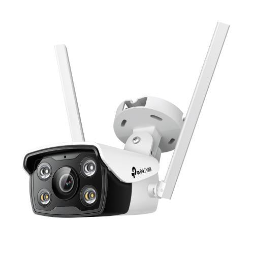 CAMERA IP TP-LINK VIGI, bullet, pt. exterior, dist. IR 30 m, tip lentila fixa 4 mm, 4 Mpx, wireless IEEE 802.11b/g/n, carcasa plastic, POE, "VIGI C340-W(4mm)"