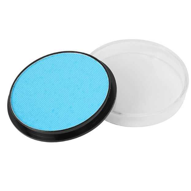Vopsea pentru Fata si Corp, Flippy, cu Pigment Fosforescent, 30 g, Activare cu Apa, Albastru Deschis