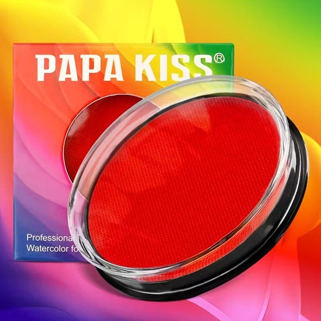 Vopsea pentru Fata si Corp, Flippy, cu Pigment Fosforescent, 30 g, Activare cu Apa, Rosu