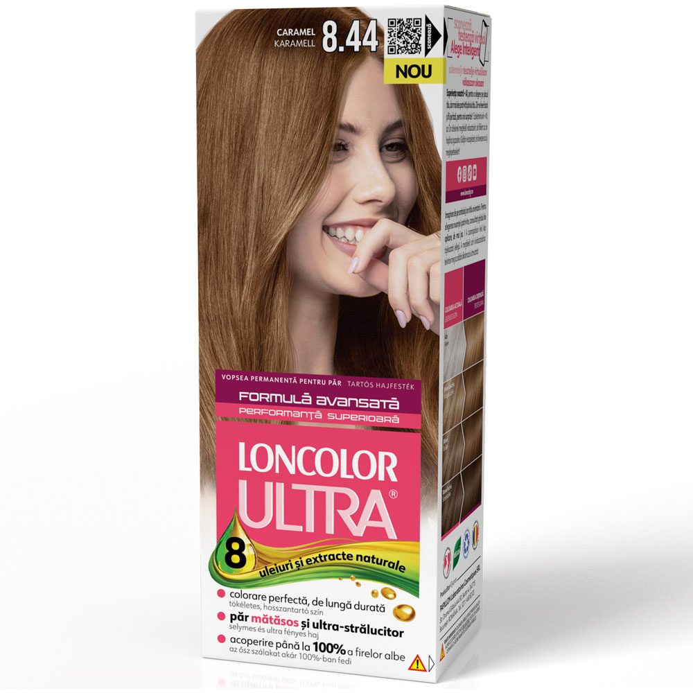 Vopsea pentru Par, Loncolor Ultra, 8/44 Caramel