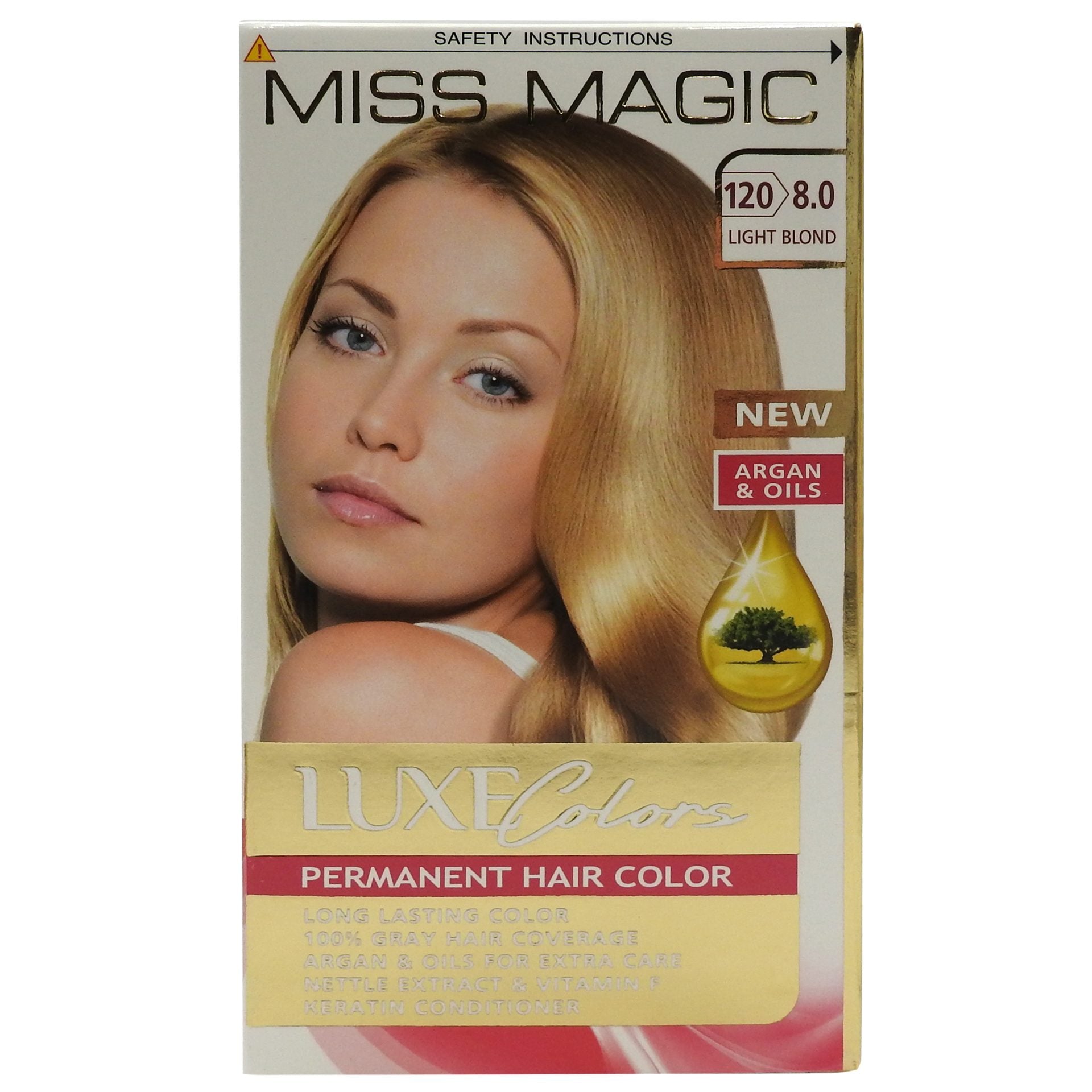 Vopsea pentru Par, Miss Magic, nr. 120 8 Blond Deschis