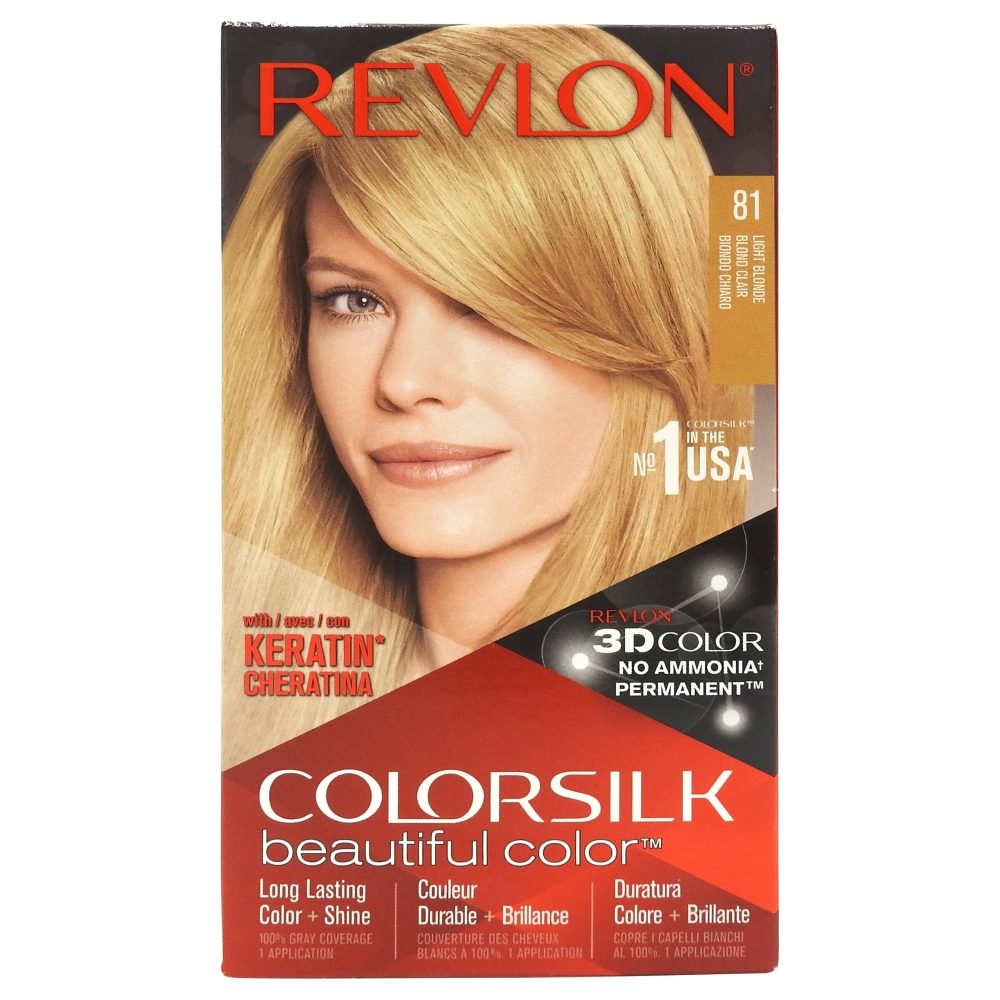 Vopsea pentru Par, Revlon Color Silk, 81 Light Blonde