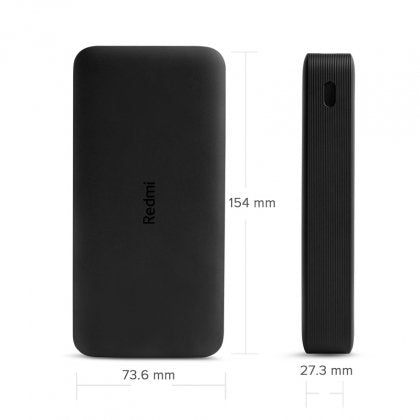 Baterie externa 20000mAh Redmi 18W Fast Charge Power Bank Black "VX26922"