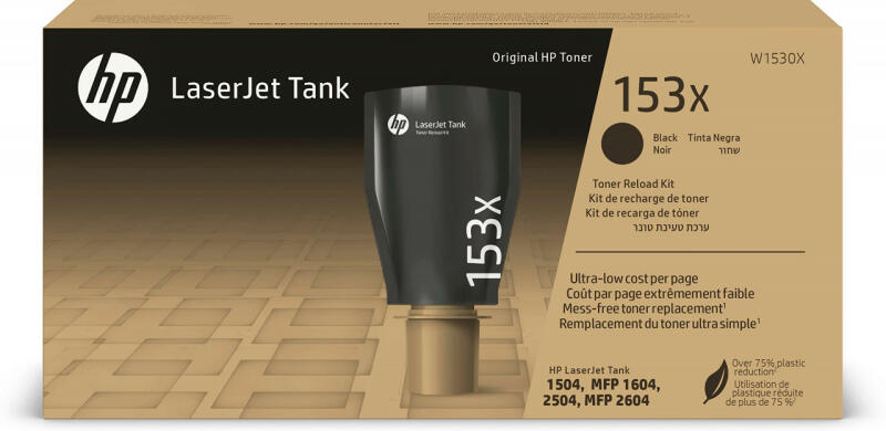 Toner Original HP Black, nr.153X, pentru LaserJet Tank 2504dw|LaserJet Tank MFP 2604sdw, 5k, incl.TV 1.2incl.TV 
