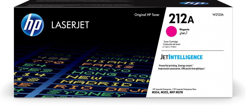 Toner Original HP Magenta, nr.212A, pentru Laser Jet M555x|M554dn|M555dn|MFP M578c|M578z|M578f, 4.5k, incl.TV 1.2incl.TV 