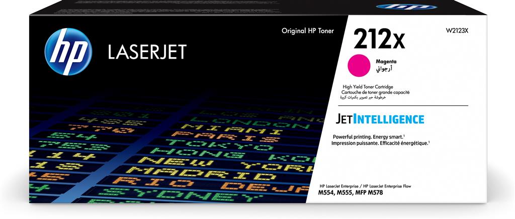 Toner Original HP Magenta, nr.212X, pentru Laser Jet M555x|M554dn|M555dn|MFP M578c|M578z|M578f, 10k, incl.TV 1.2incl.TV 