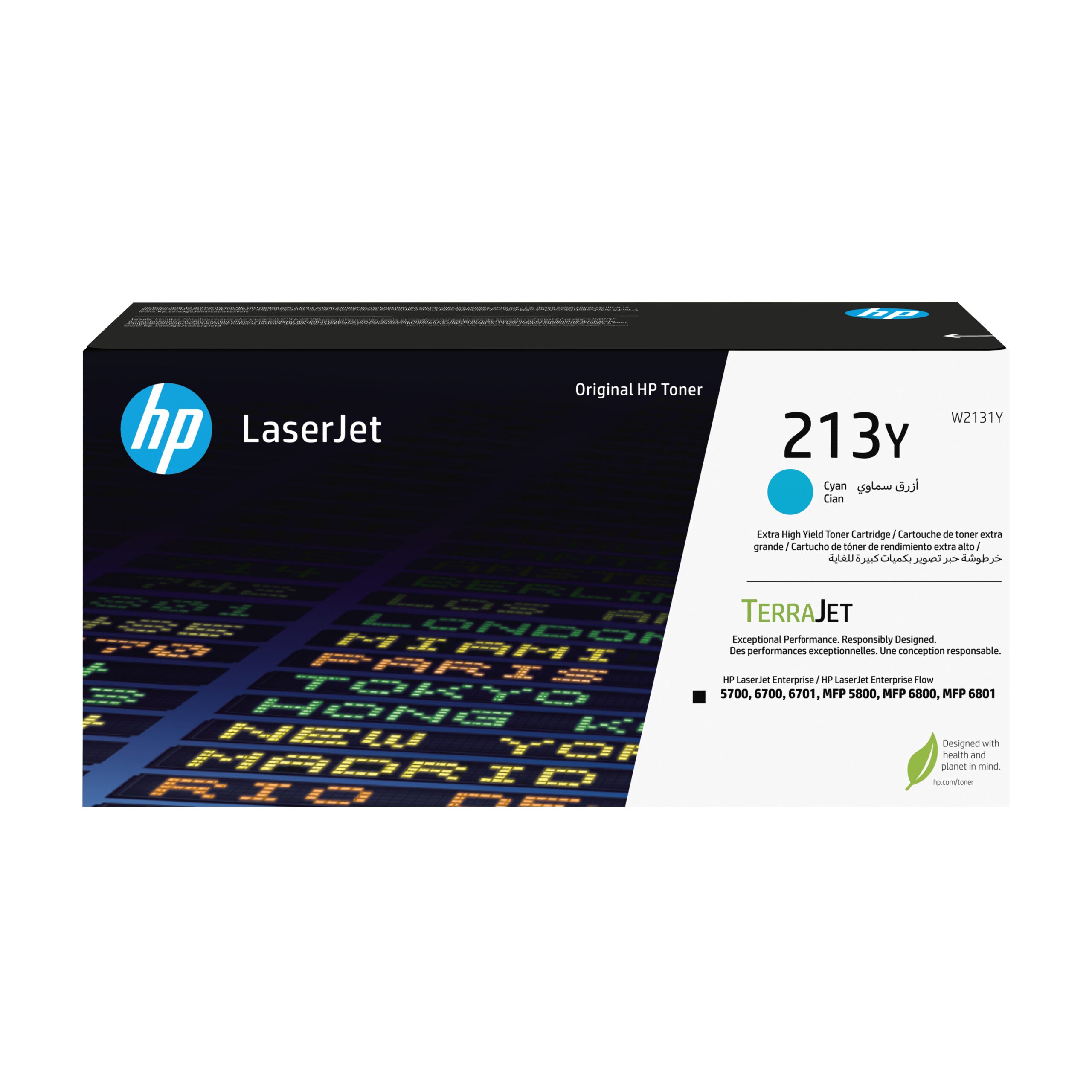 Toner Original HP Cyan, nr.213Y, pentru , , incl.TV 1.2 RON, "W2131Y"