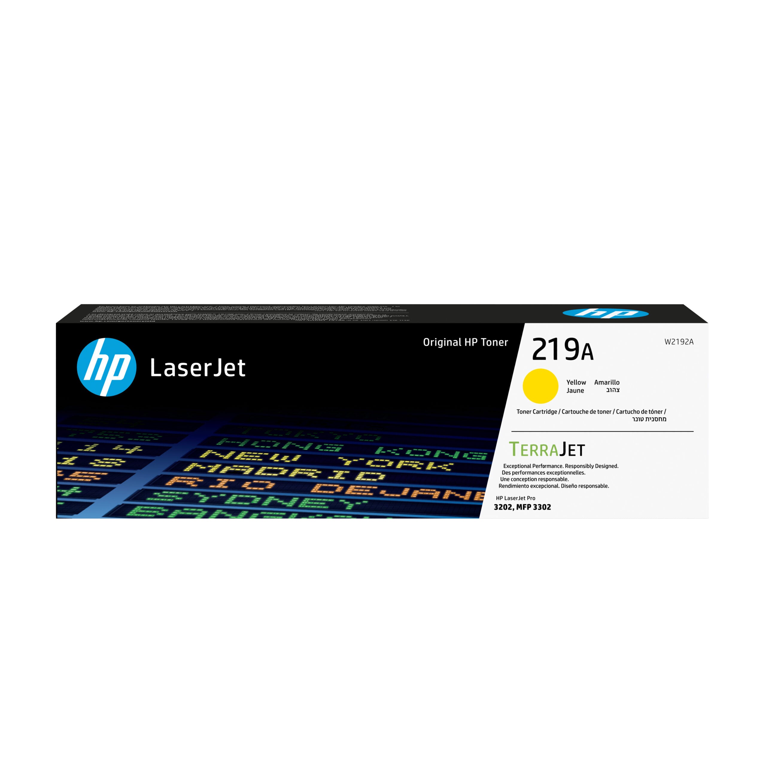 Toner Original HP Yellow, nr.219A, pentru LJ Pro 3201|3204|3288|3302, 1.2K, incl.TV 1.2 RON, "W2192A"