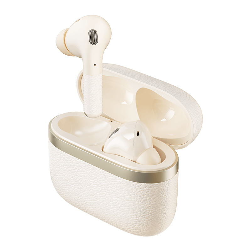CASTI Edifier, wireless, intraauriculare - butoni, pt smartphone, microfon pe casca, conectare prin Bluetooth 5.3, ANC, IP54, USB-C, fildes, "W260NC-IV"