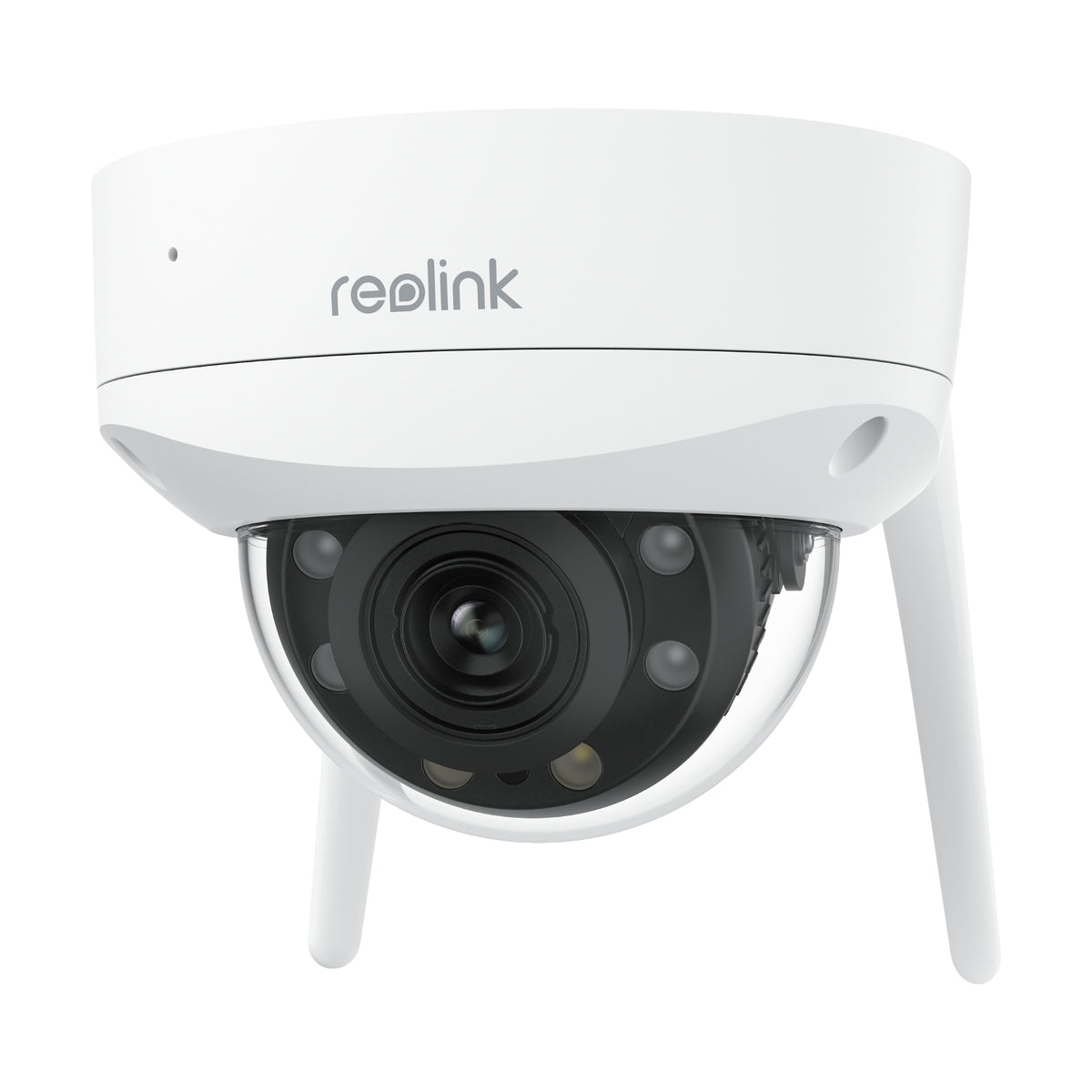 Camera supraveghere exterior Dome wireless WiFi 6 Reolink FullColor W437, 4K, Lumina alba / IR 30m, 2.7-13.5 mm, microfon si difuzor, slot card, vizualizare de pe telefon 