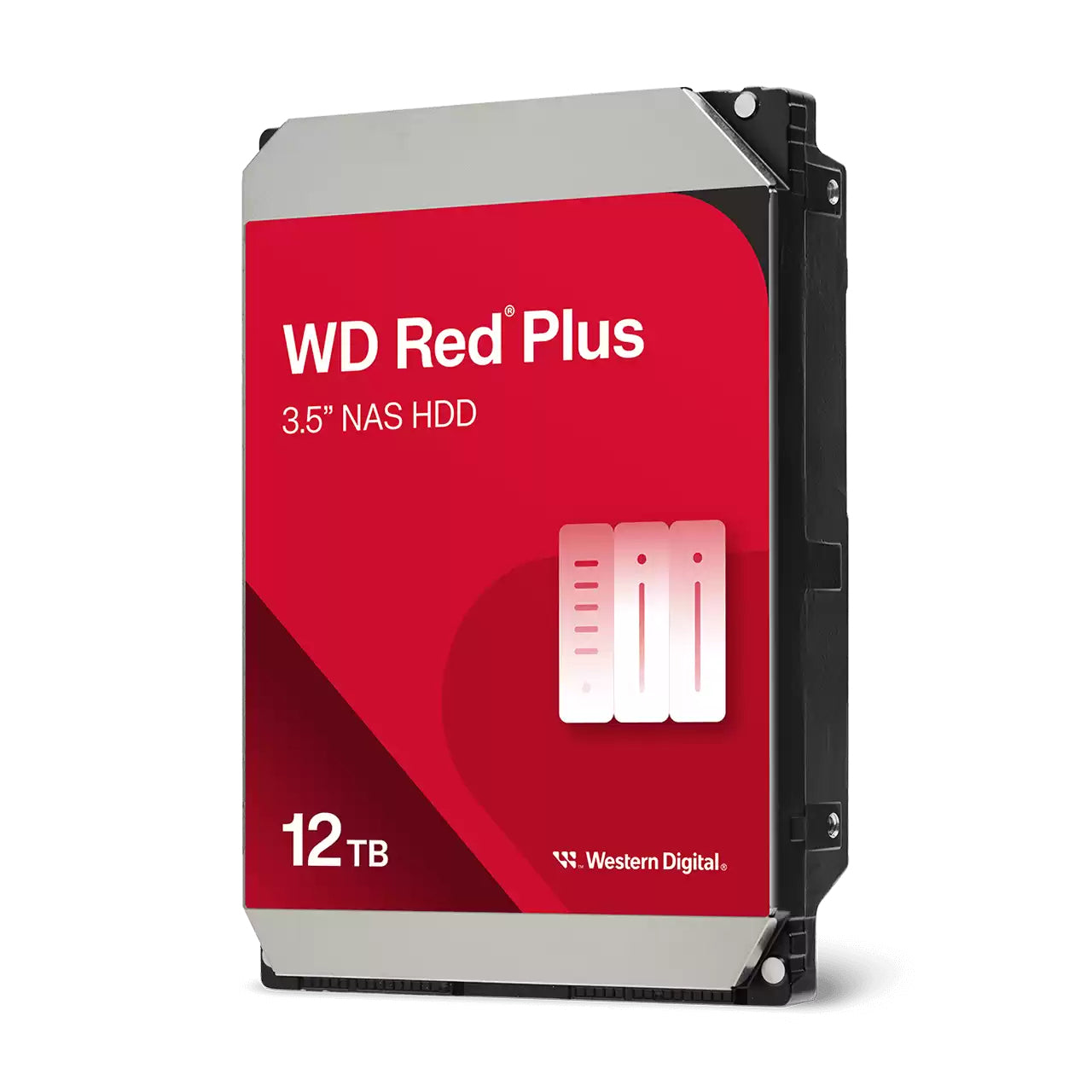 HDD NAS WD Red Plus 12TB CMR, 3.5, 512MB, 7200 RPM, SATA, TBW: 180 "WD120EFGX"