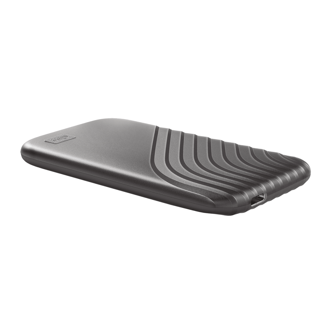 SSD. extern WD MY PASSPORT, 2TB, USB 3.2 Type-C, R/W: 1050/1000 MB/s, gri, 