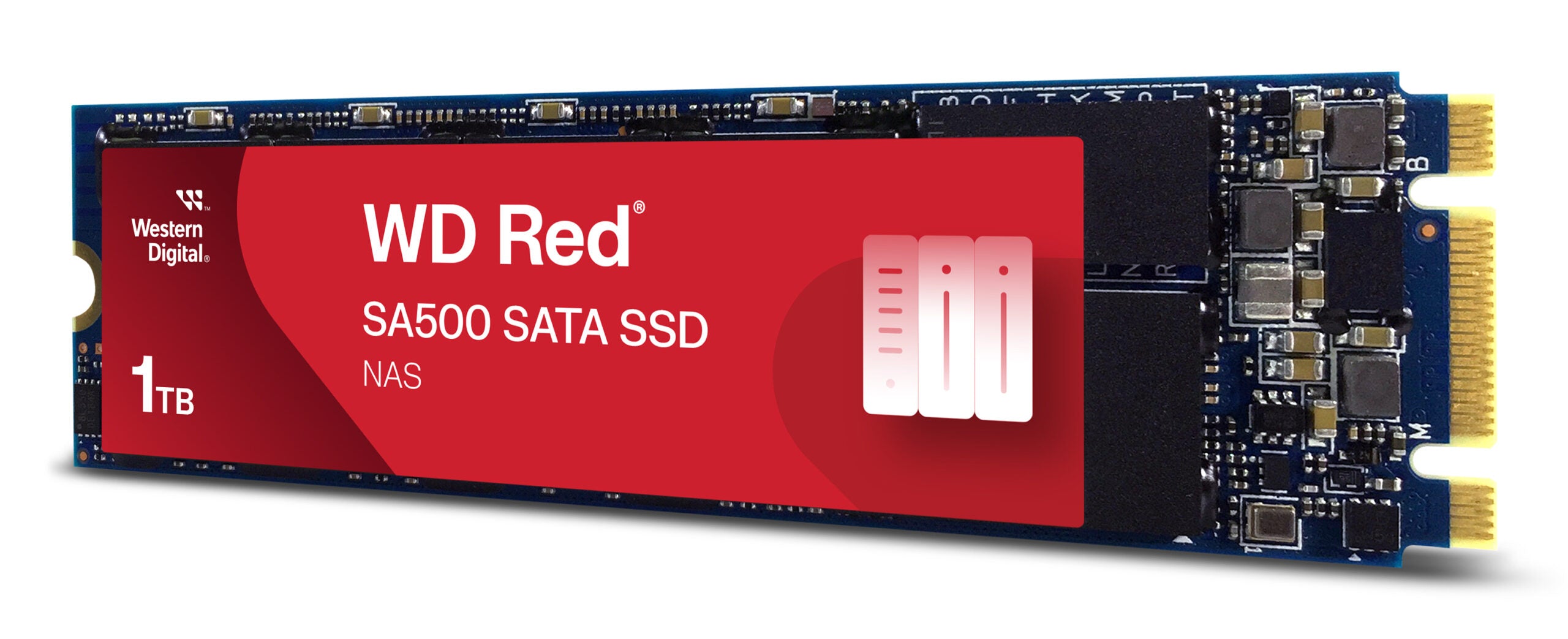 WD Red SSD SA500 NAS 1TB SATA III 6Gb/s M.2 2280 "WDS100T1R0B-68A4Z0"