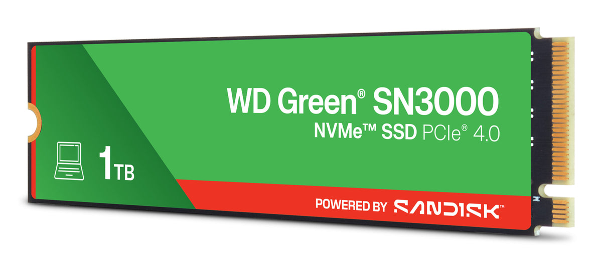 SSD PCIE G4 M.2 NVME 1TB/GREEN SN3000 WDS100T4G0E WDC 