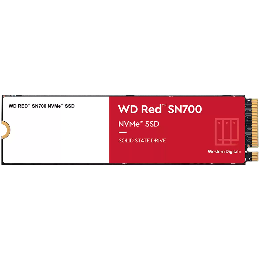 SSD NAS WD Red SN700 2TB M.2 2280-S3-M PCIe Gen3 x4 NVMe, Read/Write: 3400/2900 MBps, IOPS 480K/540K, TBW: 2500 