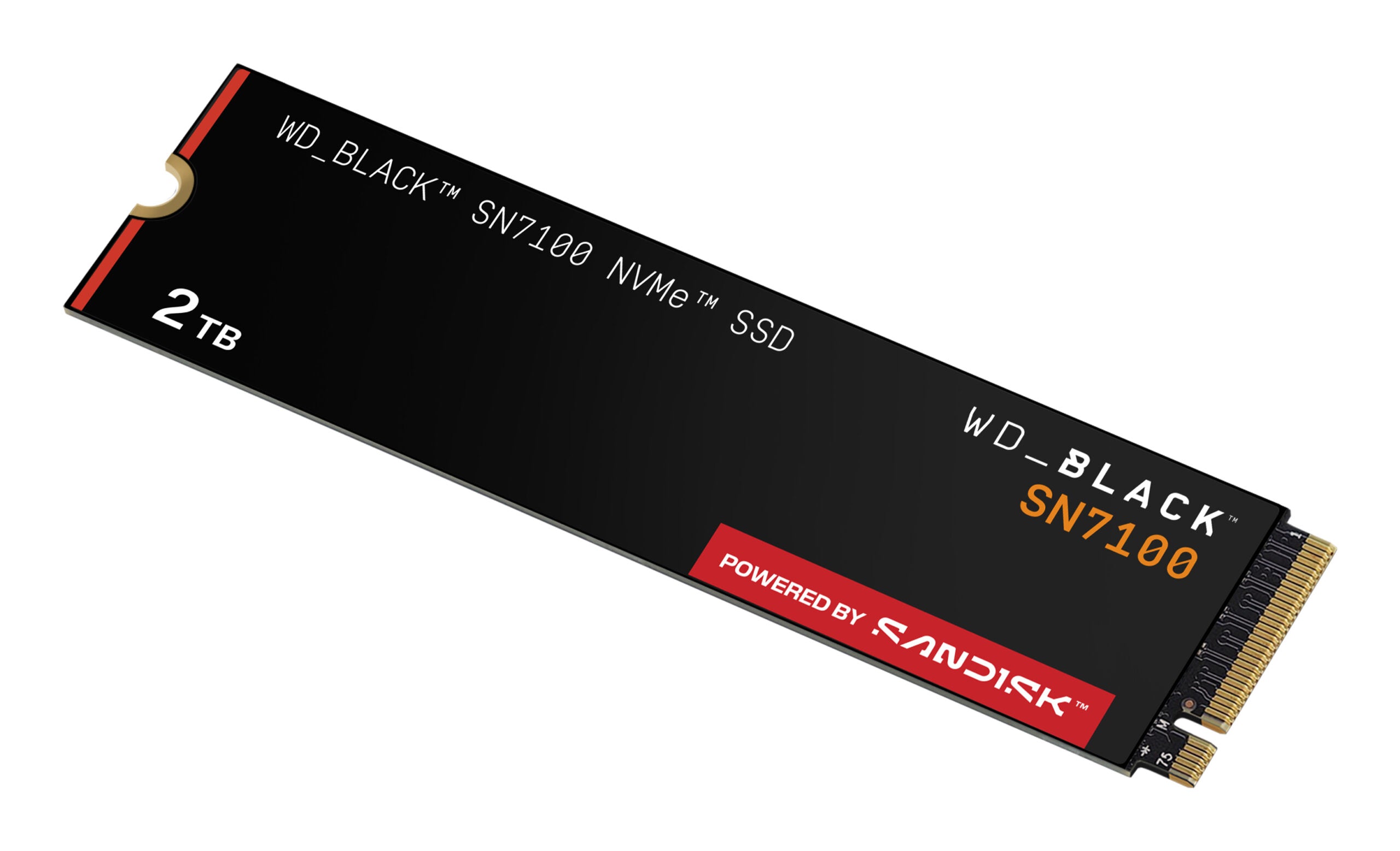 SSD PCIE G4 M.2 NVME 2TB/BLACK SN7100 WDS200T4X0E WDC "WDS200T4X0E"