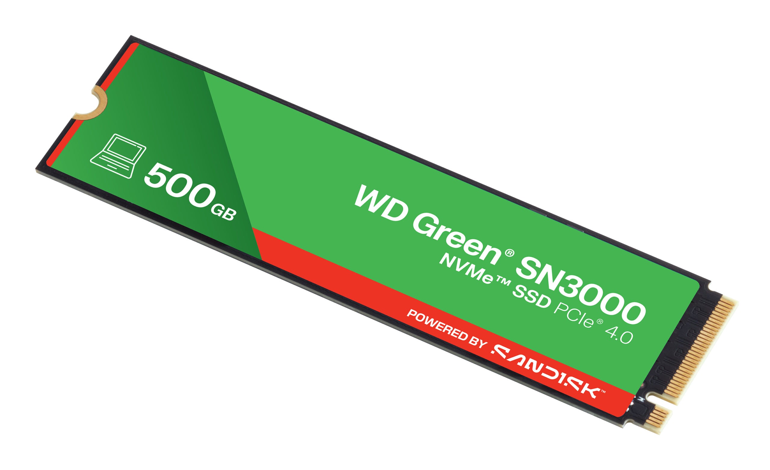 SSD PCIE G4 M.2 NVME 500GB/GREEN SN3000 WDS500G4G0E WDC "WDS500G4G0E"