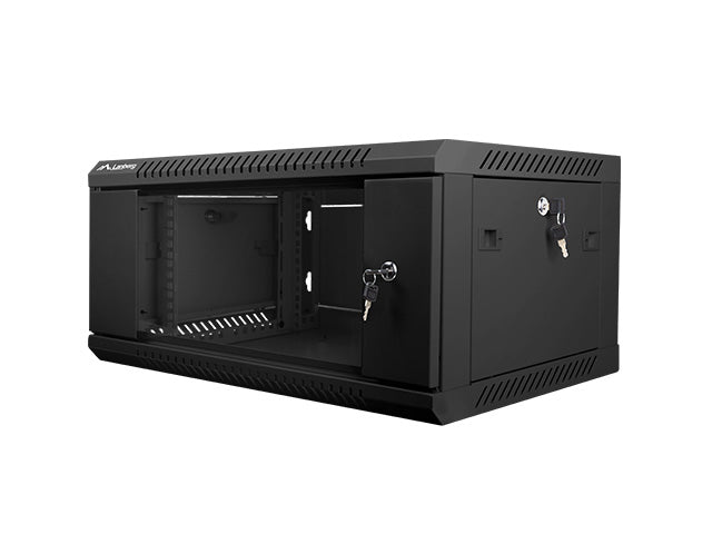 Dulap rack de perete 19", 4U negru V2 "WF01-6404-10B"