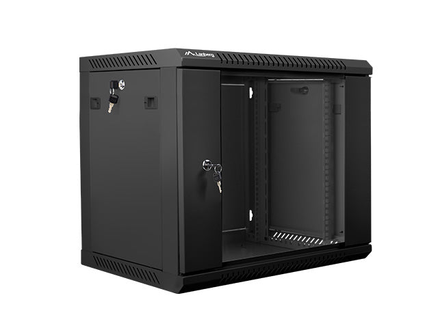 Dulap rack de perete 19", 9U negru V2 "WF01-6409-10B"