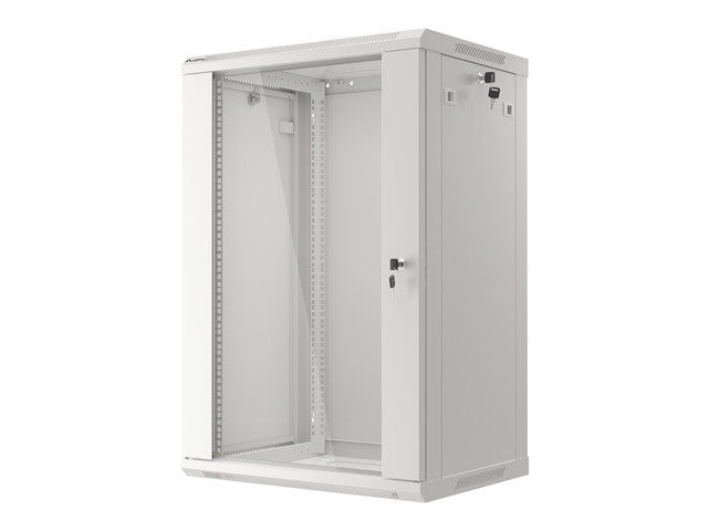 Dulap rack 19" perete 18U/ 600x450 gr V2 "WF01-6418-10S"