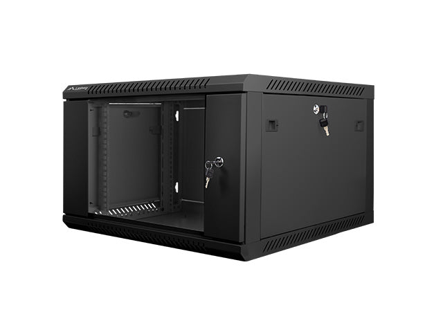 Dulap rack de perete 19", 6U negru V2 "WF01-6606-10B"