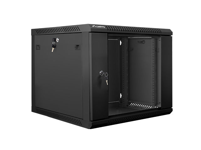 Dulap rack de perete 19", 9U negru V2 "WF01-6609-10B"