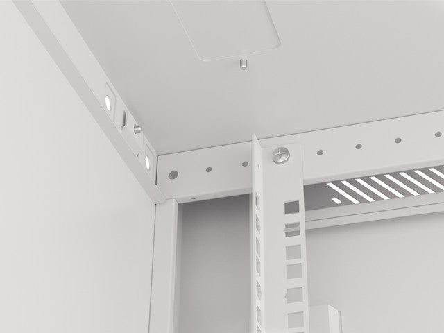 Dulap rack 19" perete 12U / 600x600 gri "WF01-6612-00S"