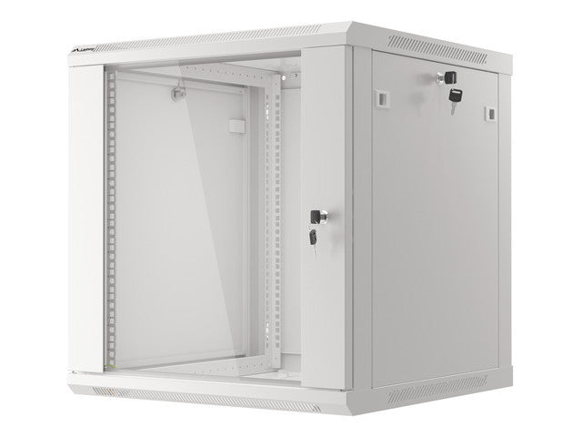 Dulap rack 19" perete 12U/ 600x600 V2 gr "WF01-6612-10S"