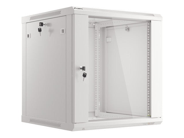 Dulap rack 19" perete 12U/ 600x600 V2 gr "WF01-6612-10S"