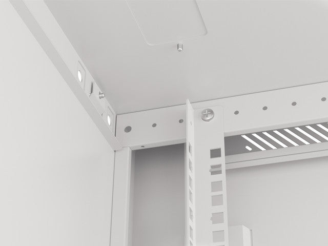 Dulap rack 19" perete 15U/ 600x600 gr V2 "WF01-6615-10S"