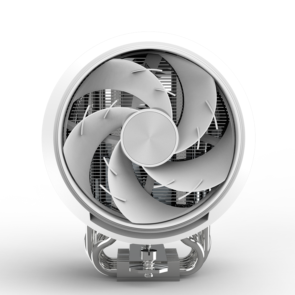 COOLER Zalman "ZET5" skt. Intel si AMD, racire cu aer, vent. 120mm, 600 - 2000 RPM, 5 heatpipes, inaltime 158mm, ARGB adresabil,"ZET5 WHITE"