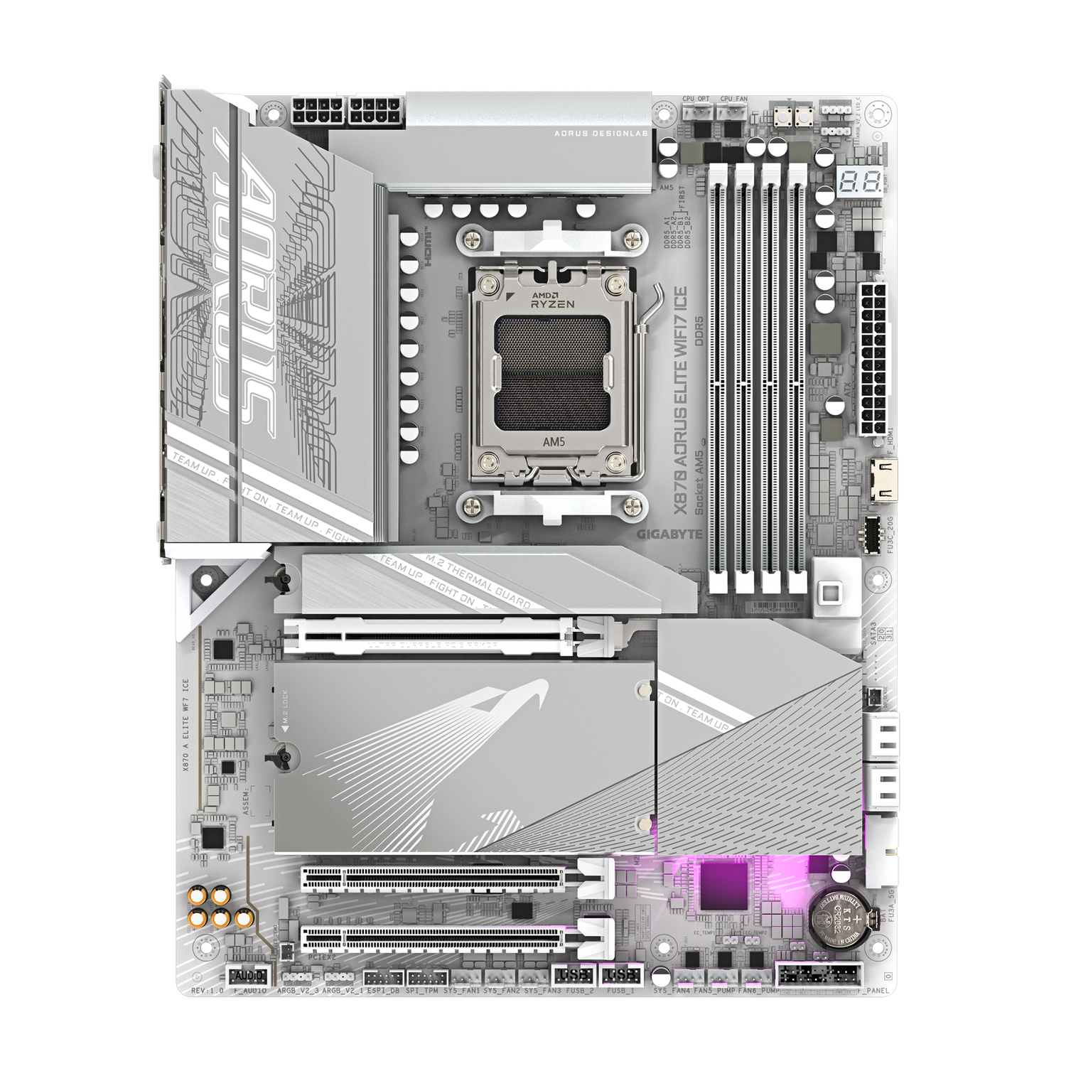 Placa de baza GIGABYTE X870 A ELITE WF7 ICE "X870 A ELITE WF7 ICE"