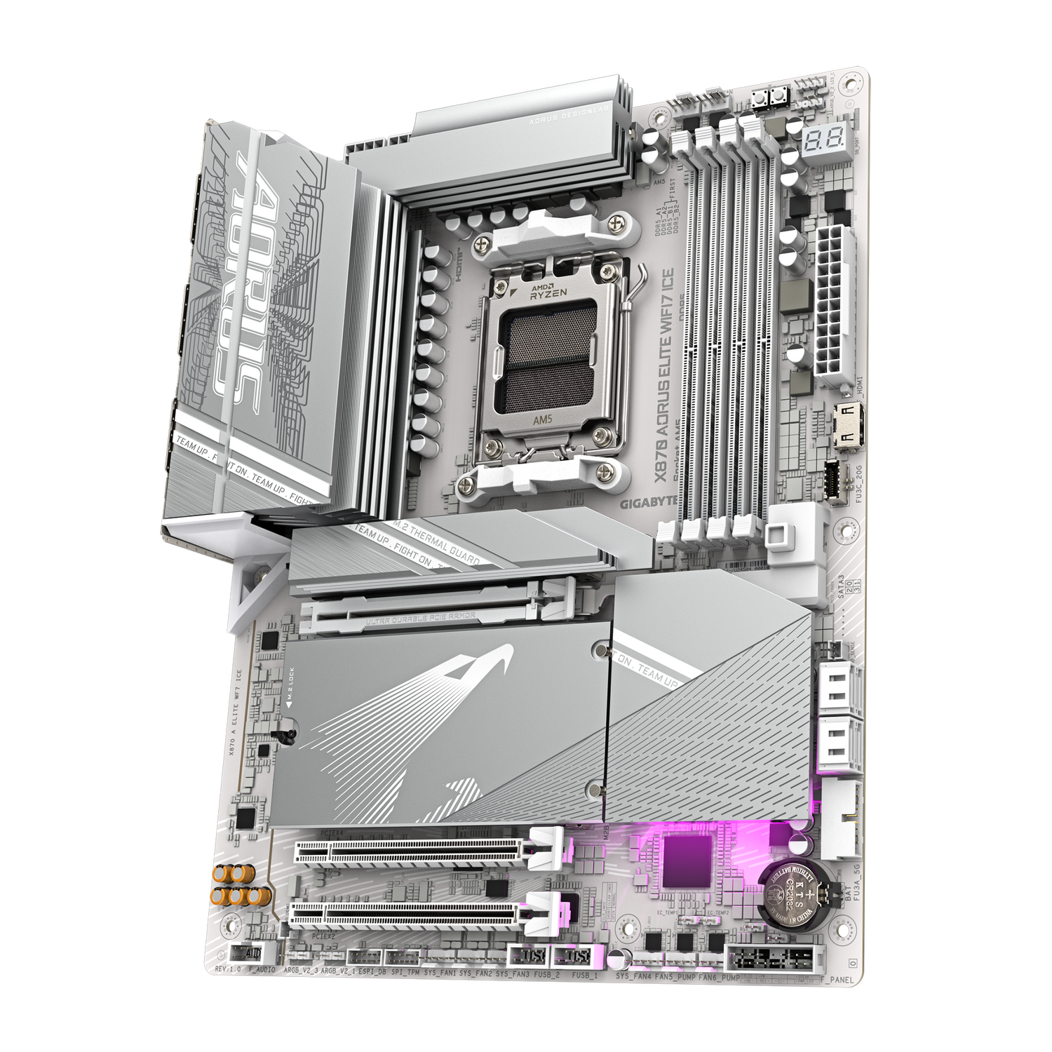 Placa de baza GIGABYTE X870 A ELITE WF7 ICE "X870 A ELITE WF7 ICE"