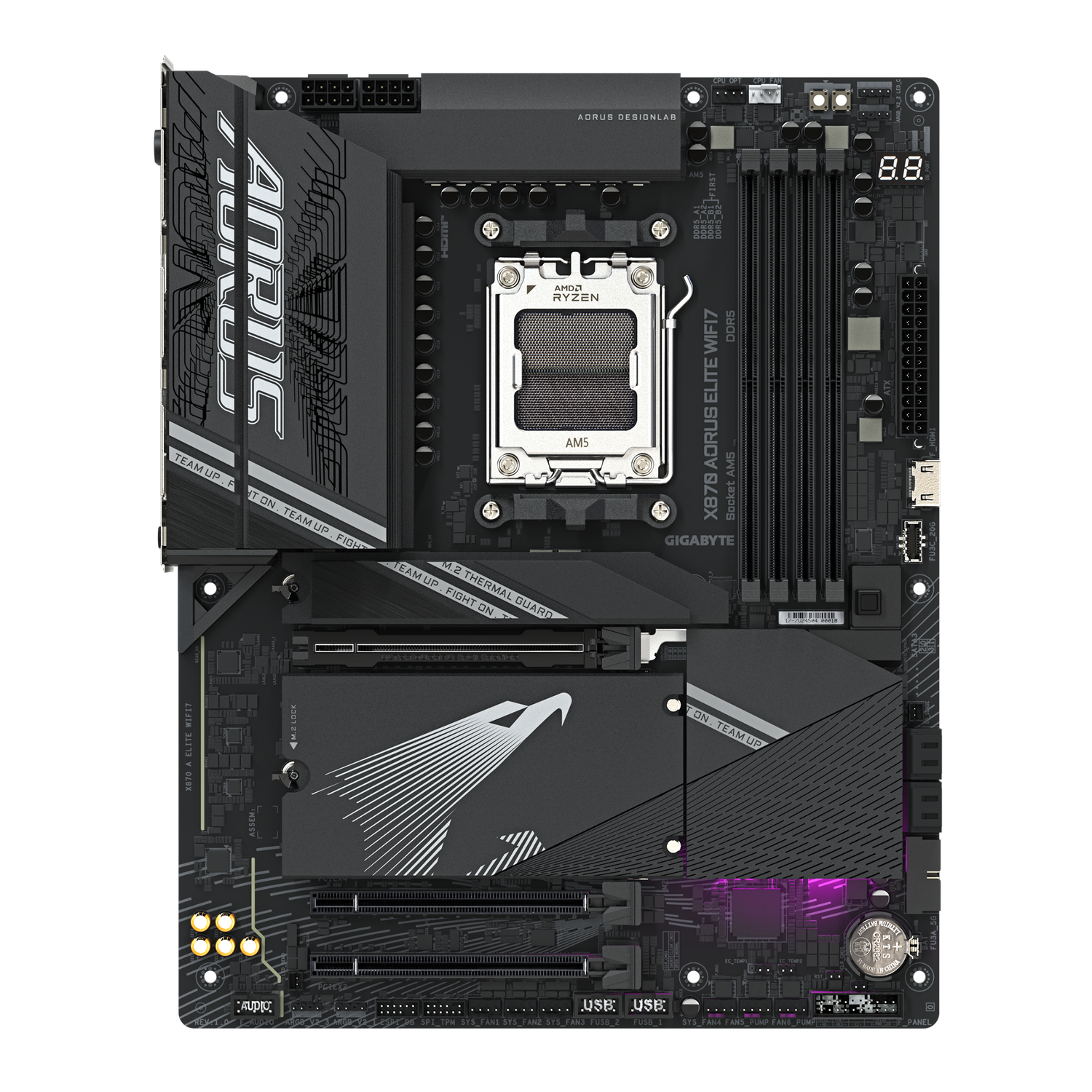 Placa de baza GIGABYTE X870 AORUS ELITE WIFI7 "X870 A ELITE WIFI7"