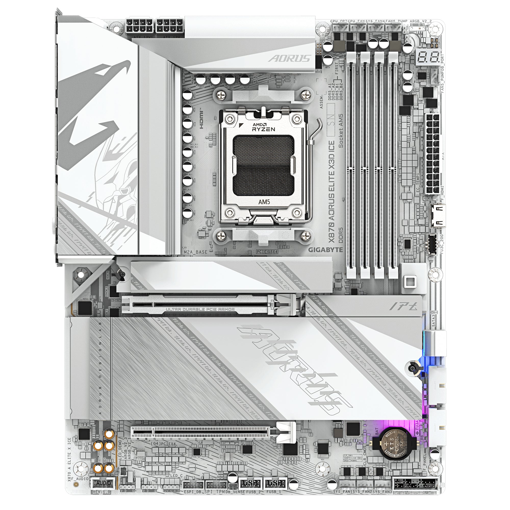 MB GIGABYTE X870 AORUS ELITE X ICE "X870 A ELITE X ICE"